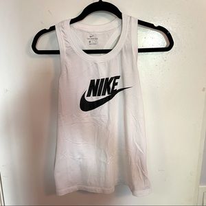 Nike Retro Logo White Tank Top